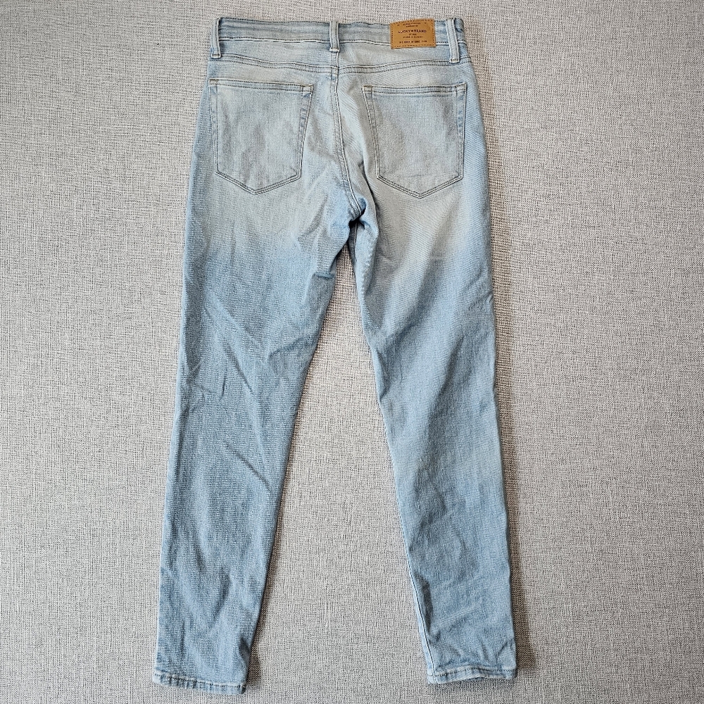 LUCKY BRAND Jeans Button Fly Ava Skinny Light Blue - Picture 2 of 14